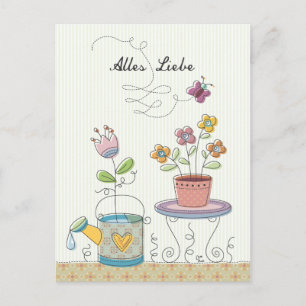 Alles Liebe Postcard