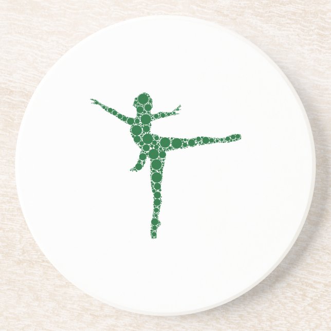 allet Dancer Circles Coaster (Front)