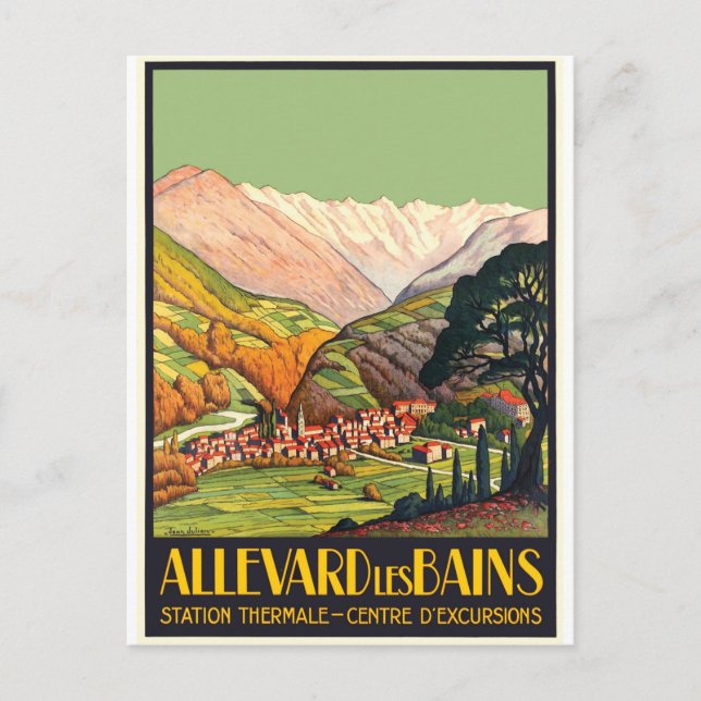 Allevard, Les Bains, France Postcard (Front)