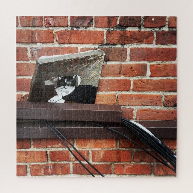 alley cat art jigsaw puzzle (Vertical)
