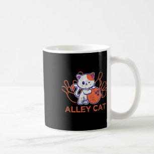 Alley Cat Bowling Team Humour Funny Bowler Cats Vi Coffee Mug