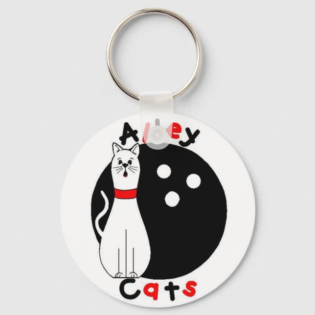 Alley Cat Key Ring (Front)