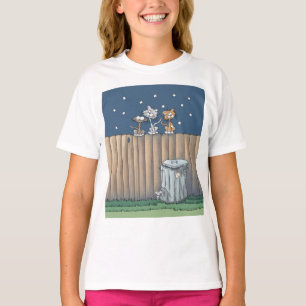 Alley Cats on a fence T-Shirt