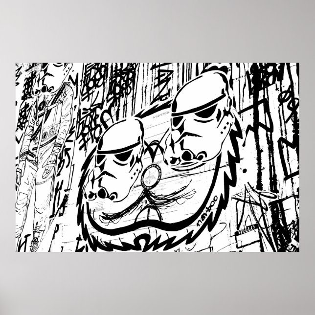 Alley Graffiti Print (Front)