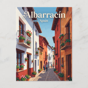 Alley in Albarracín Spain Postcard