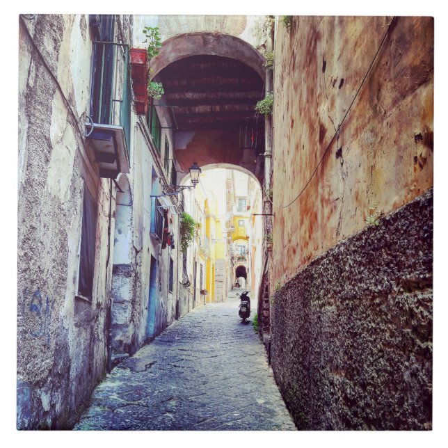 Alley in Italy (large) Tile (Front)