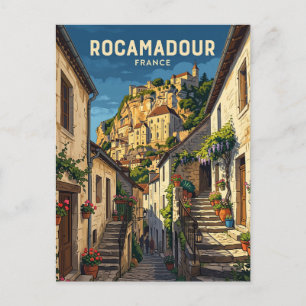 Alley in Rocamadour France France Postcard