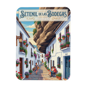 Alley in Setenil de las Bodegas Spain Magnet