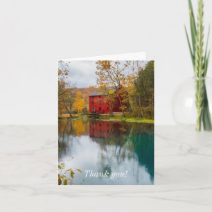 Alley Mill Autumn Thank You Card