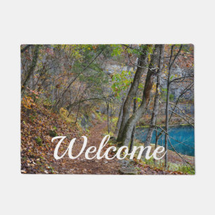 Alley Mill Autumn Walk Welcome Doormat