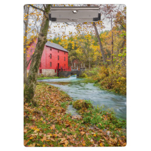 Alley Mill In Autumn Clipboard