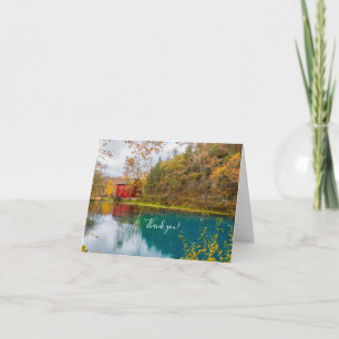 Alley Roller Mill And Spring Thank You Card