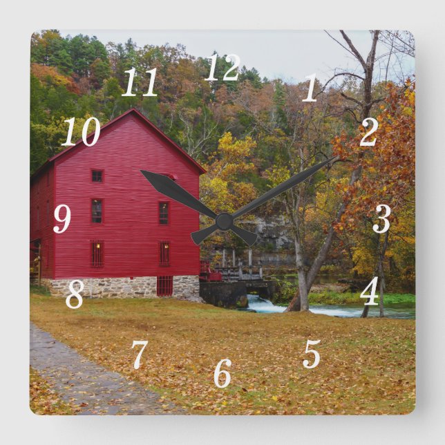 Alley Roller Mill Wall Clock (Front)