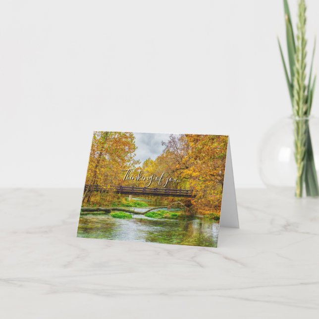 Alley Spring River Thinking Of You Card (Front)