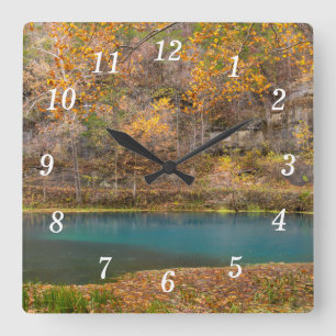 Alley Spring View Wall Clock