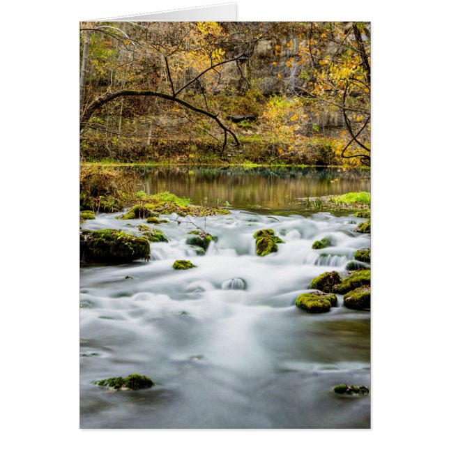 Alley Springs Rapids Greeting Card (Front)