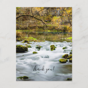 Alley Springs Rapids Thank You Postcard