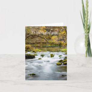 Alley Springs Rapids Thinking Of You Card