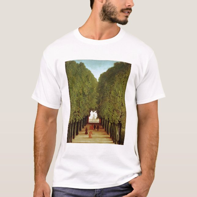 Alleyway in the Park of Saint-Cloud, 1908 (oil on T-Shirt (Front)