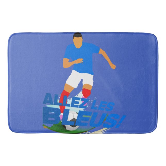 allez les bleus bath mat (Front)