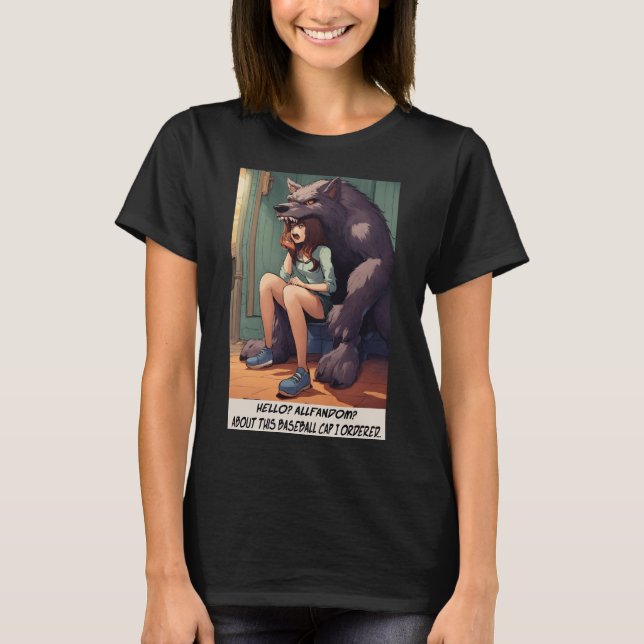 Allfandom Werewolf Cap T-shirt (Front)