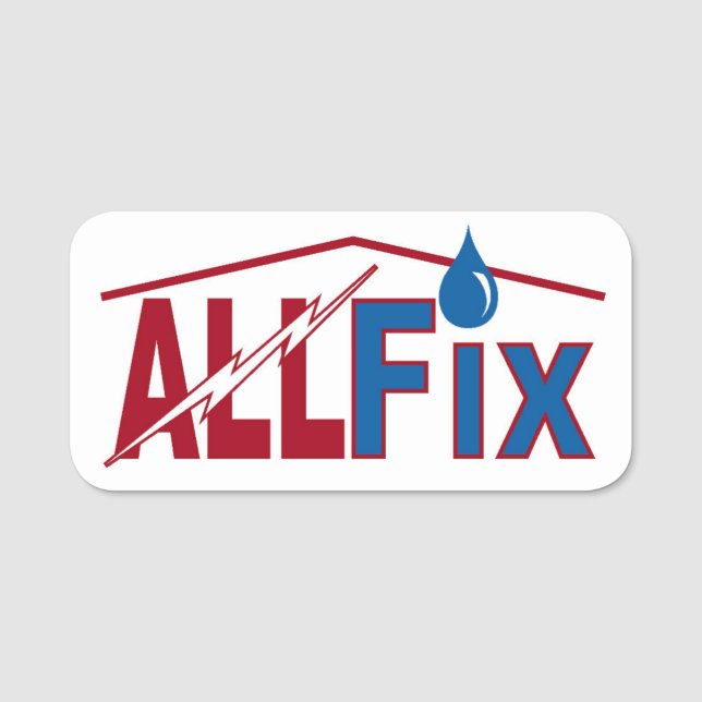 AllFix Magnetic Logo Tag (Front)