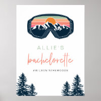 ALLIE Colourful Mountain Ski Bachelorette Welcome