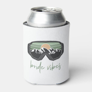 ALLIE Sage Ski Snowboarding Mountain Bride Vibes Can Cooler