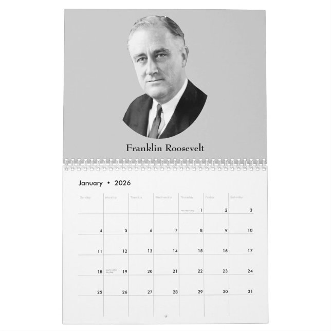 Allied Leaders Of WW2 Calendar (Jan 2026)