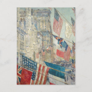 Allies Day   Childe Hassam Postcard