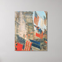 Allies Day, May 1917 by Childe Hassam, Vintage Art