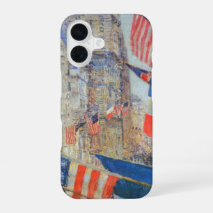 Allies Day, May 1917 by Childe Hassam, Vintage Art iPhone 16 Case