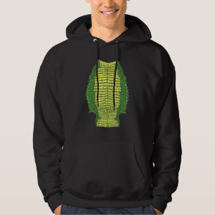 Alligator Belly Crocodile Halloween Costume Hoodie