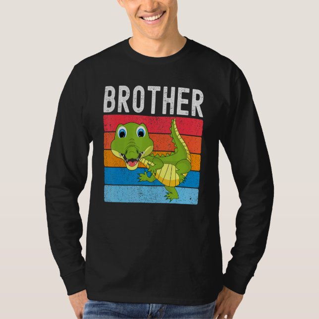 Alligator Brother Gator Crocodile Family T-Shirt (Front)