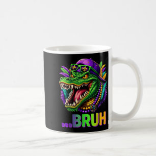 Alligator Bruh Mardi Gras Costume Men Women Kids  Coffee Mug