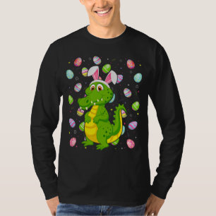Alligator Bunny Easter Egg Alligator Easter Sund T-Shirt