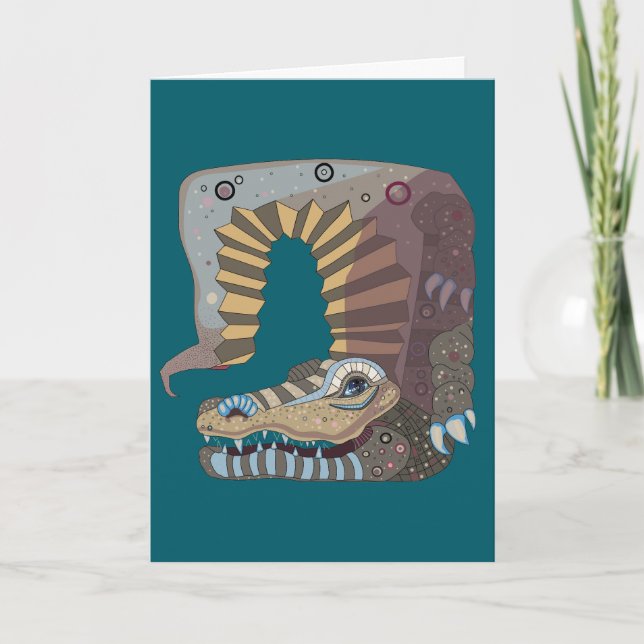 Alligator  card (Front)