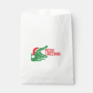 Alligator christmas favour bag