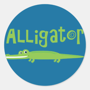 Alligator Classic Round Sticker