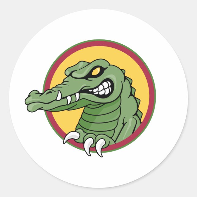 Alligator Classic Round Sticker (Front)