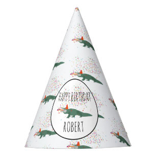 Alligator Crocodile - Animals Birthday Party Hat