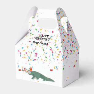 Alligator Crocodile - Animals Having a Party  Favour Box