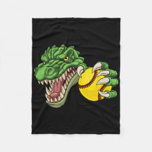 Alligator Crocodile Dinosaur Softll Character Fleece Blanket