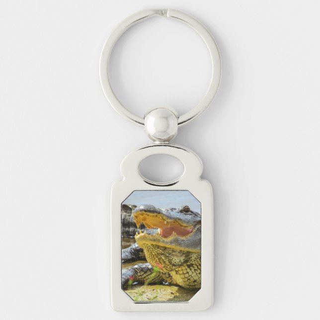 Alligator. Face to face Key Ring (Front)