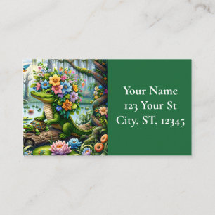 Alligator Fantasy Swamp Thunder_Cove Business Card