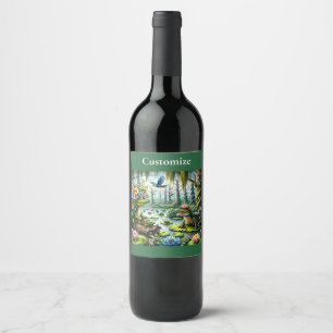 Alligator Fantasy Swamp Thunder_Cove Wine Label