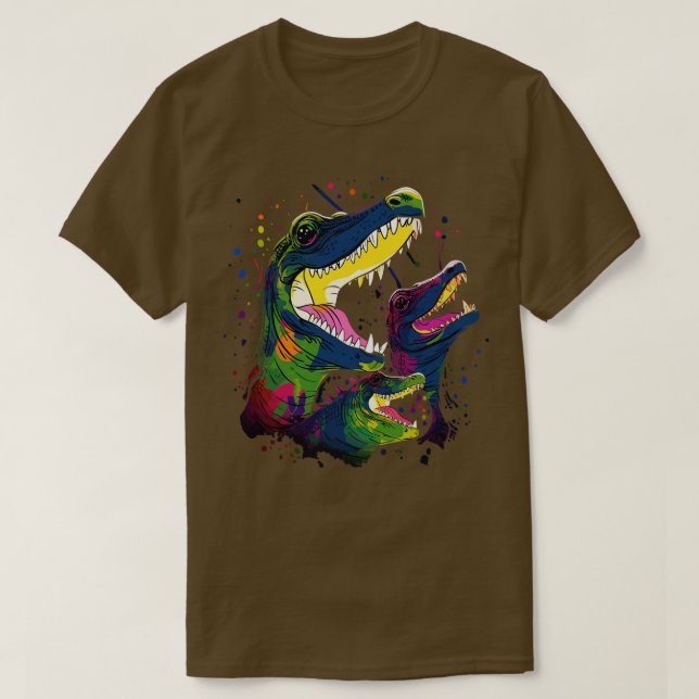 Alligator Fathers Day T-Shirt (Design Front)
