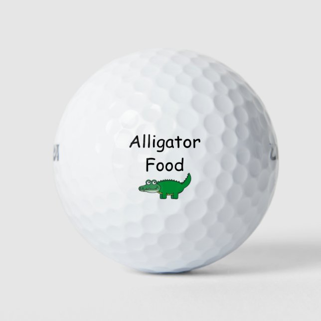 Alligator Food Golf Balls (Front)