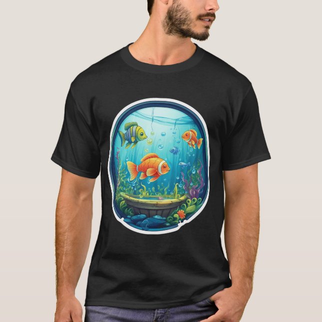 Alligator Gar Monster Fish Keeper T-Shirt (Front)