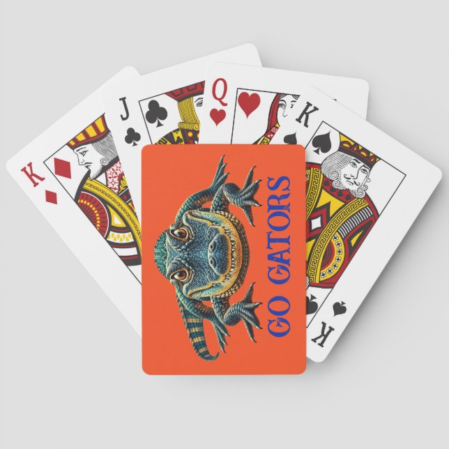 Alligator - Go Gators Playing Cards (Back)